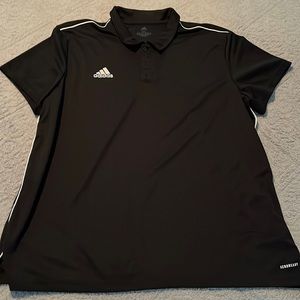Mens black Adidas polo. Size XXL.